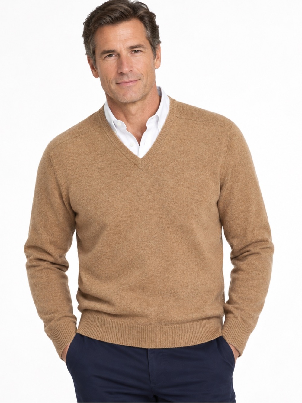 Lord & Taylor vintage v-neck sweater made of 100% lambswool size L
